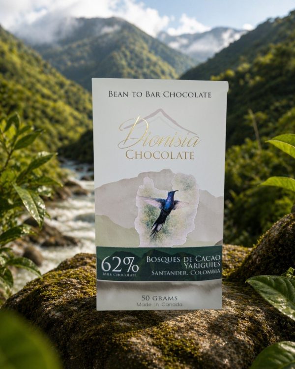 62% Dark Milk Chocolate - Bosques De Cacao Yariguies Santander Colombia
