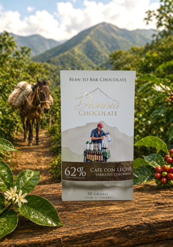 62% Cafe Con Leche Dark Milk Chocolate